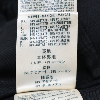 DIESEL BlackGold Wool Chester Coat Black Size 44