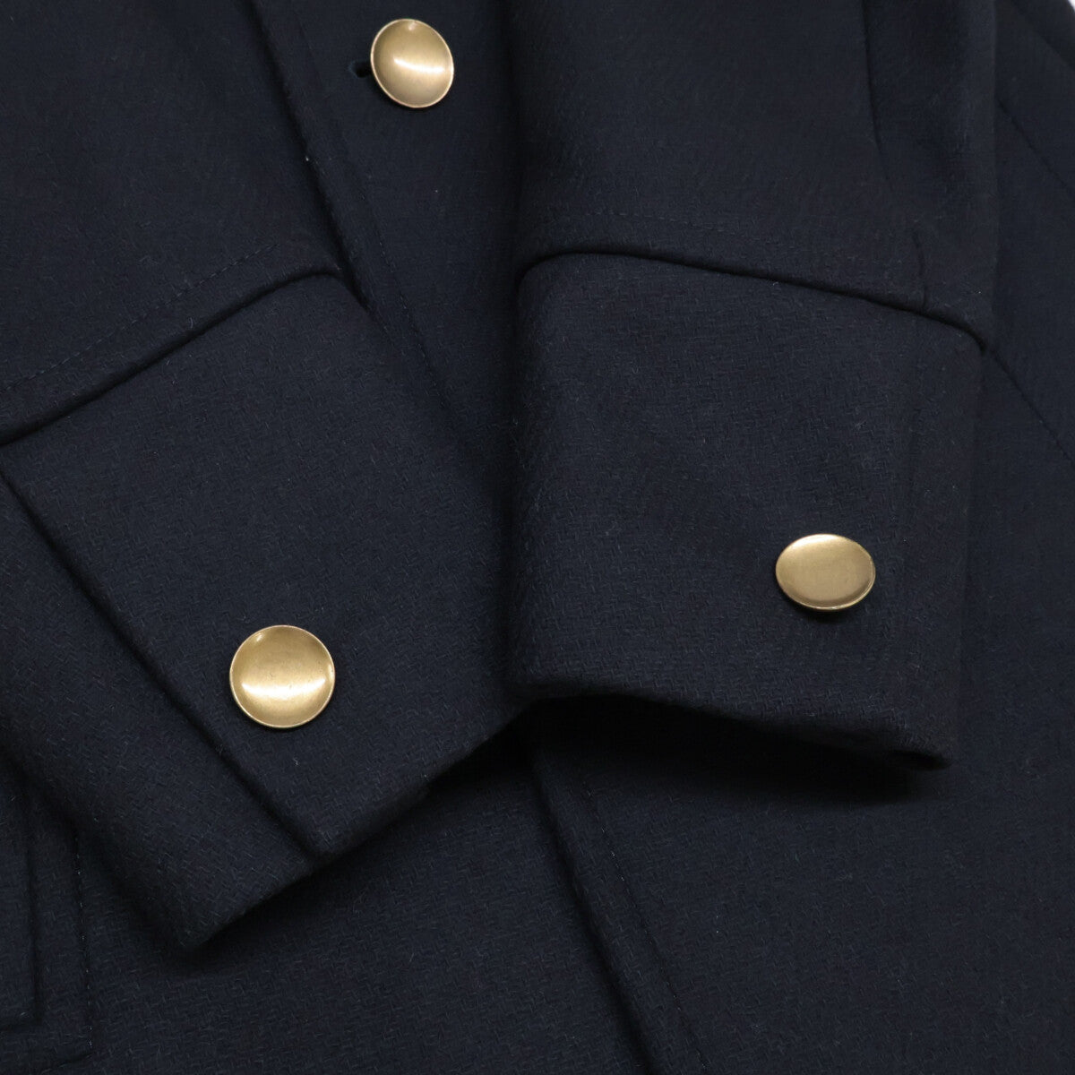 DIESEL BlackGold Wool Chester Coat Black Size 44