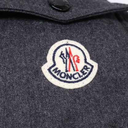 MONCLER MONTGENEVRE Wool Short Down Jacket Gray Size 2