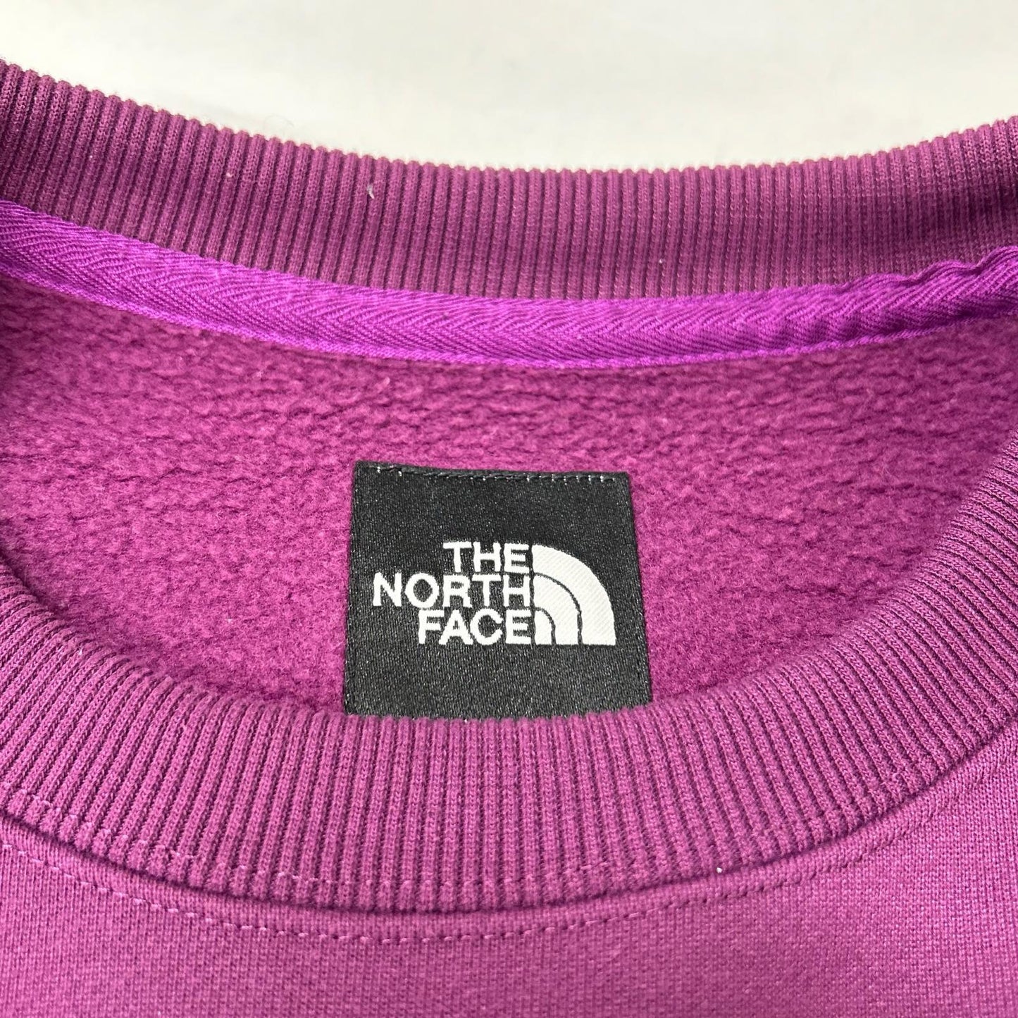 THE NORTH FACE Crewneck Sweatshirt Purple Poly Size L