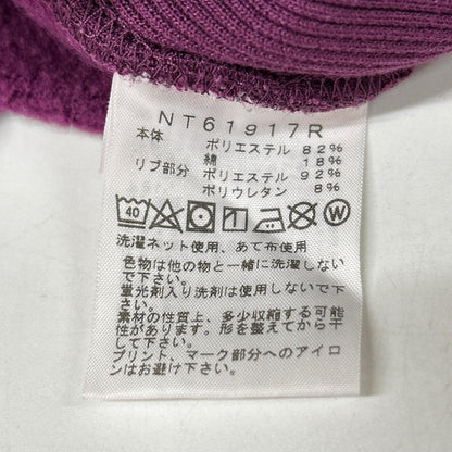 THE NORTH FACE Crewneck Sweatshirt Purple Poly Size L