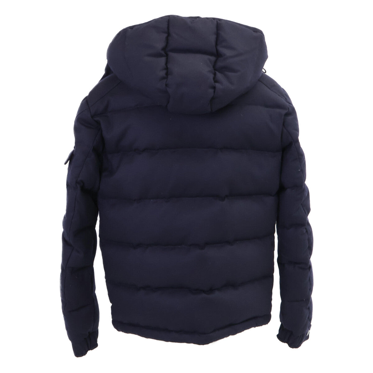 MONCLER Montgenevre Wool Down Jacket Navy Blue Size 0