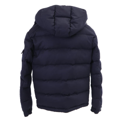 MONCLER Montgenevre Wool Down Jacket Navy Blue Size 0