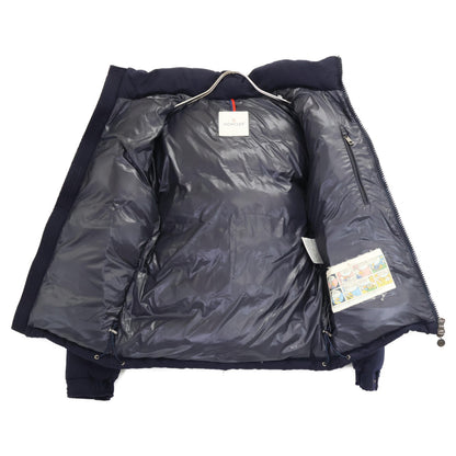 MONCLER Montgenevre Wool Down Jacket Navy Blue Size 0
