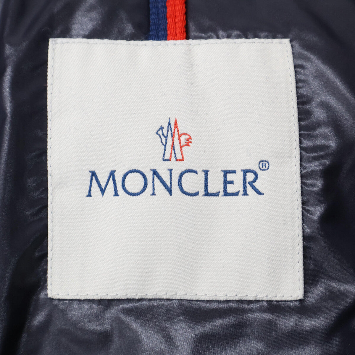 MONCLER Montgenevre Wool Down Jacket Navy Blue Size 0