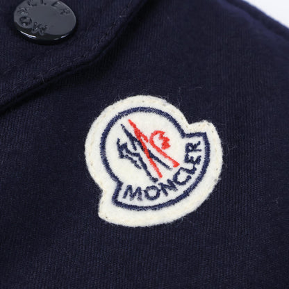 MONCLER Montgenevre Wool Down Jacket Navy Blue Size 0