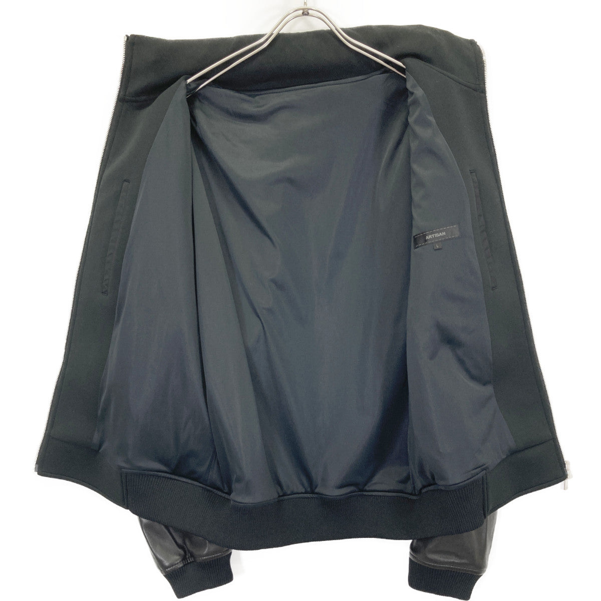 ARTISAN 2022 Paneled Blouson Jacket Black Poly Size L