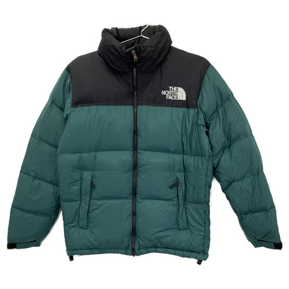 THE NORTH FACE ND91841 Black Green Nuptse Down Jacket Size M