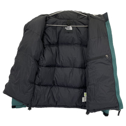 THE NORTH FACE ND91841 Black Green Nuptse Down Jacket Size M