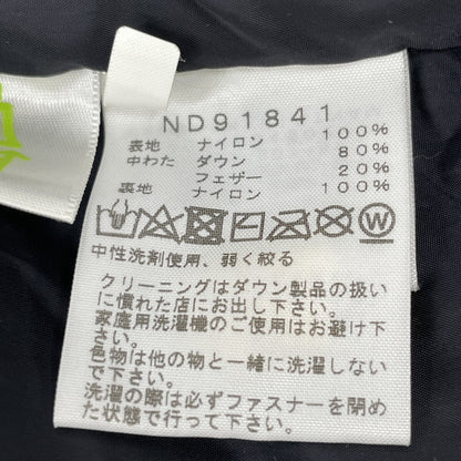THE NORTH FACE ND91841 Black Green Nuptse Down Jacket Size M