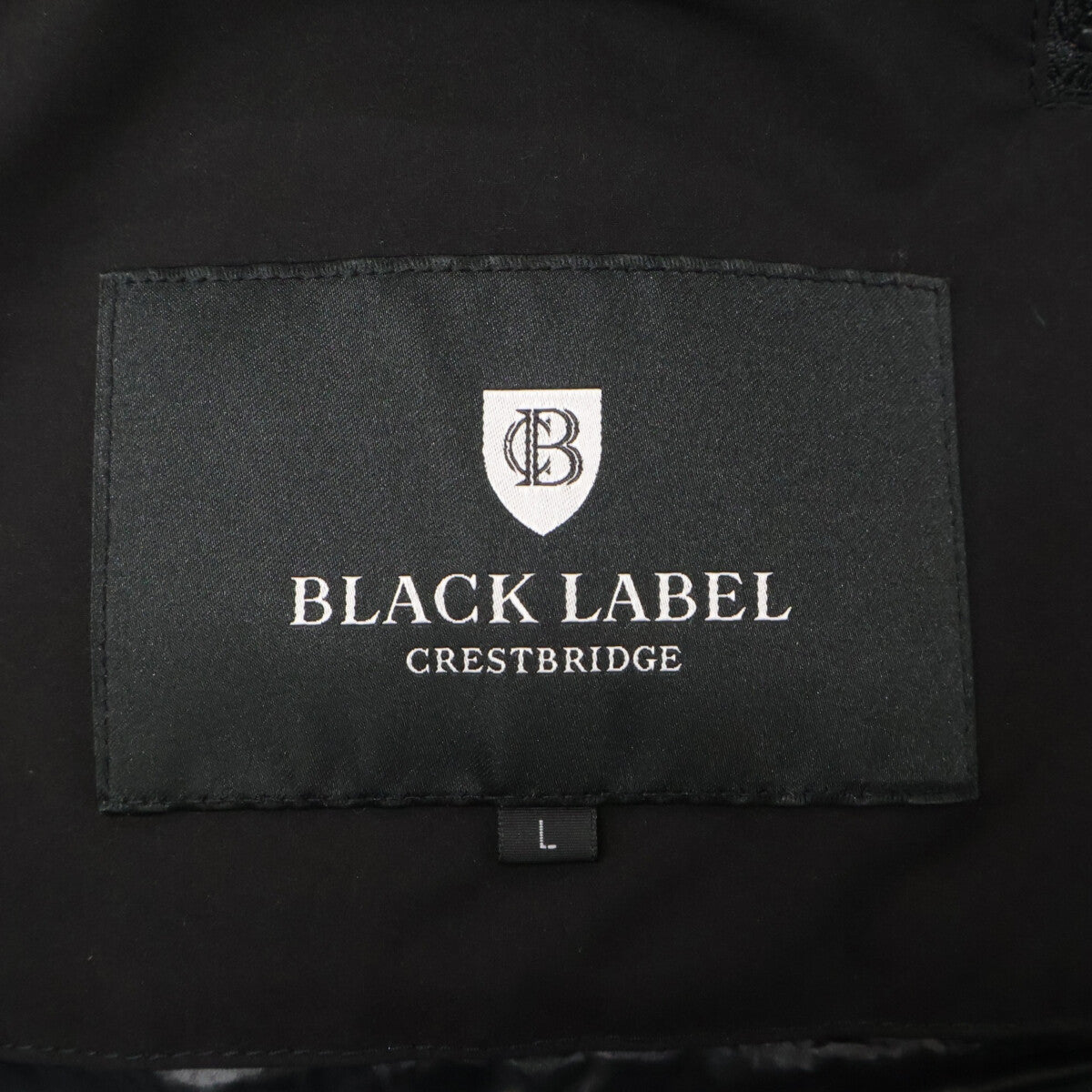 BLACK LABEL CRESTBRIDGE BLACK LAB. Black Down Jacket Size L