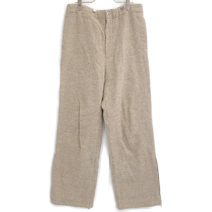 AURALEE A22AP02DT Wool Hairline Light Tweed Pants Size 3