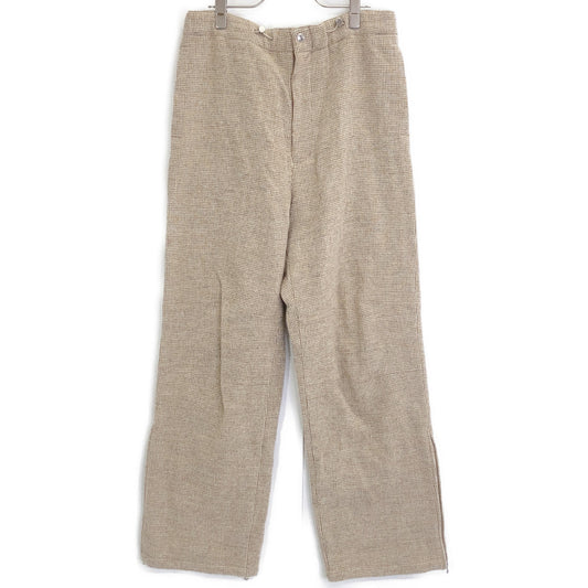 AURALEE A22AP02DT Wool Hairline Light Tweed Pants Size 3
