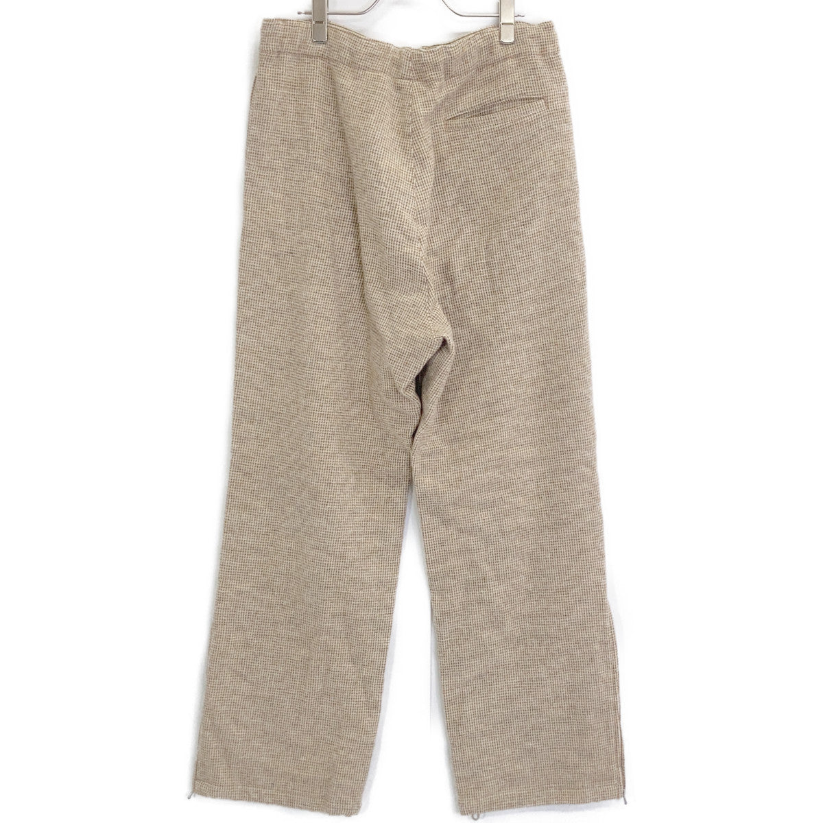 AURALEE A22AP02DT Wool Hairline Light Tweed Pants Size 3