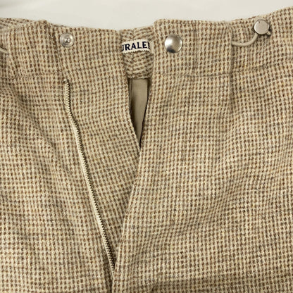 AURALEE A22AP02DT Wool Hairline Light Tweed Pants Size 3