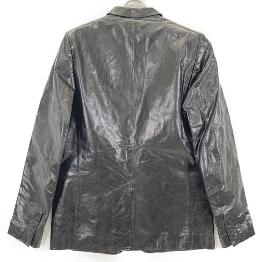 Dior HOMME 10AW Kris Van Assche Leather Jacket Black Size 52