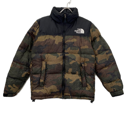 THE NORTH FACE ND91842 Khaki Camo Nuptse Down Jacket Size M