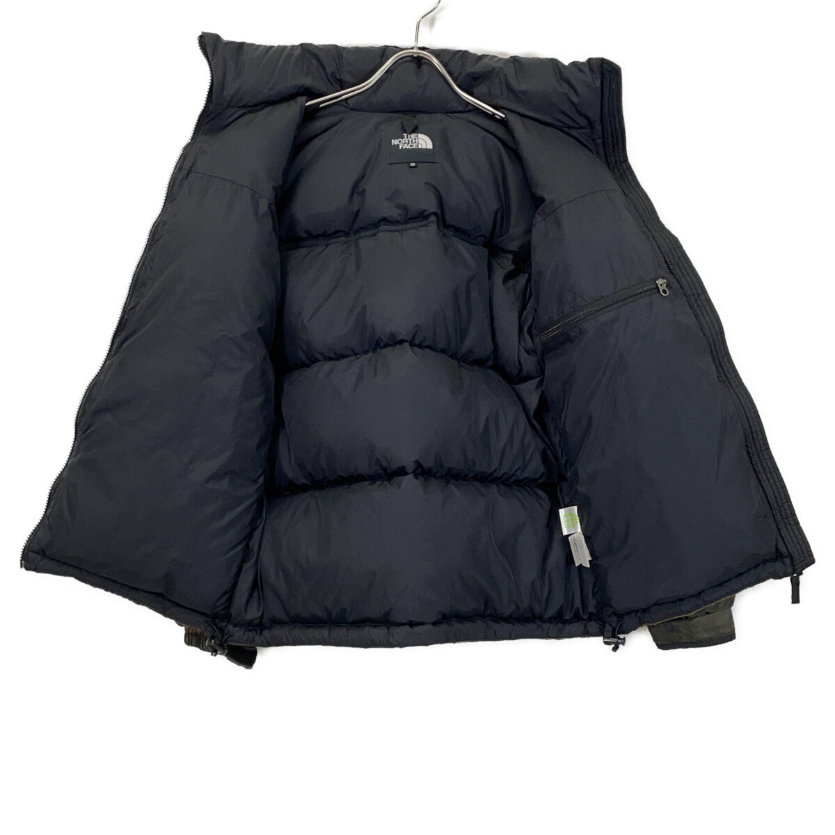 THE NORTH FACE ND91842 Khaki Camo Nuptse Down Jacket Size M