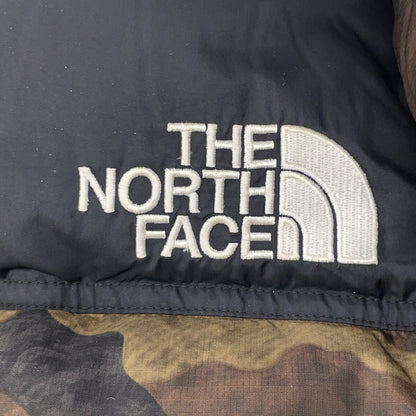 THE NORTH FACE ND91842 Khaki Camo Nuptse Down Jacket Size M