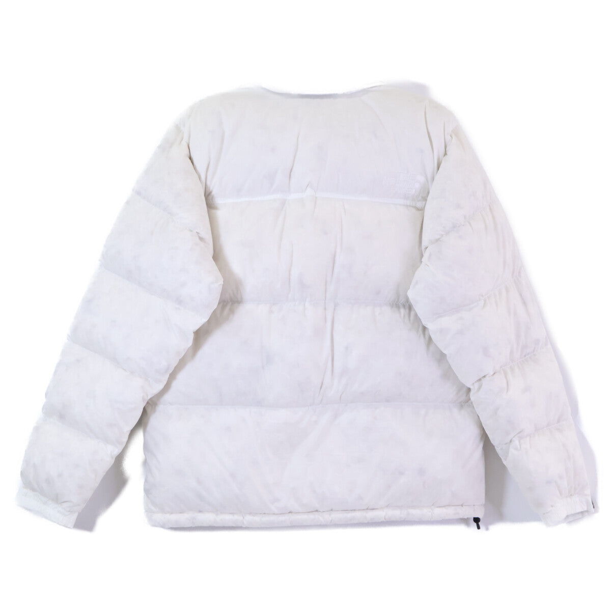 THE NORTH FACE ND92337 White Undyed Down Jacket Size L