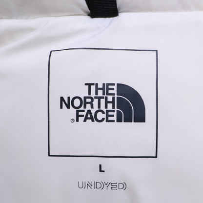 THE NORTH FACE ND92337 White Undyed Down Jacket Size L