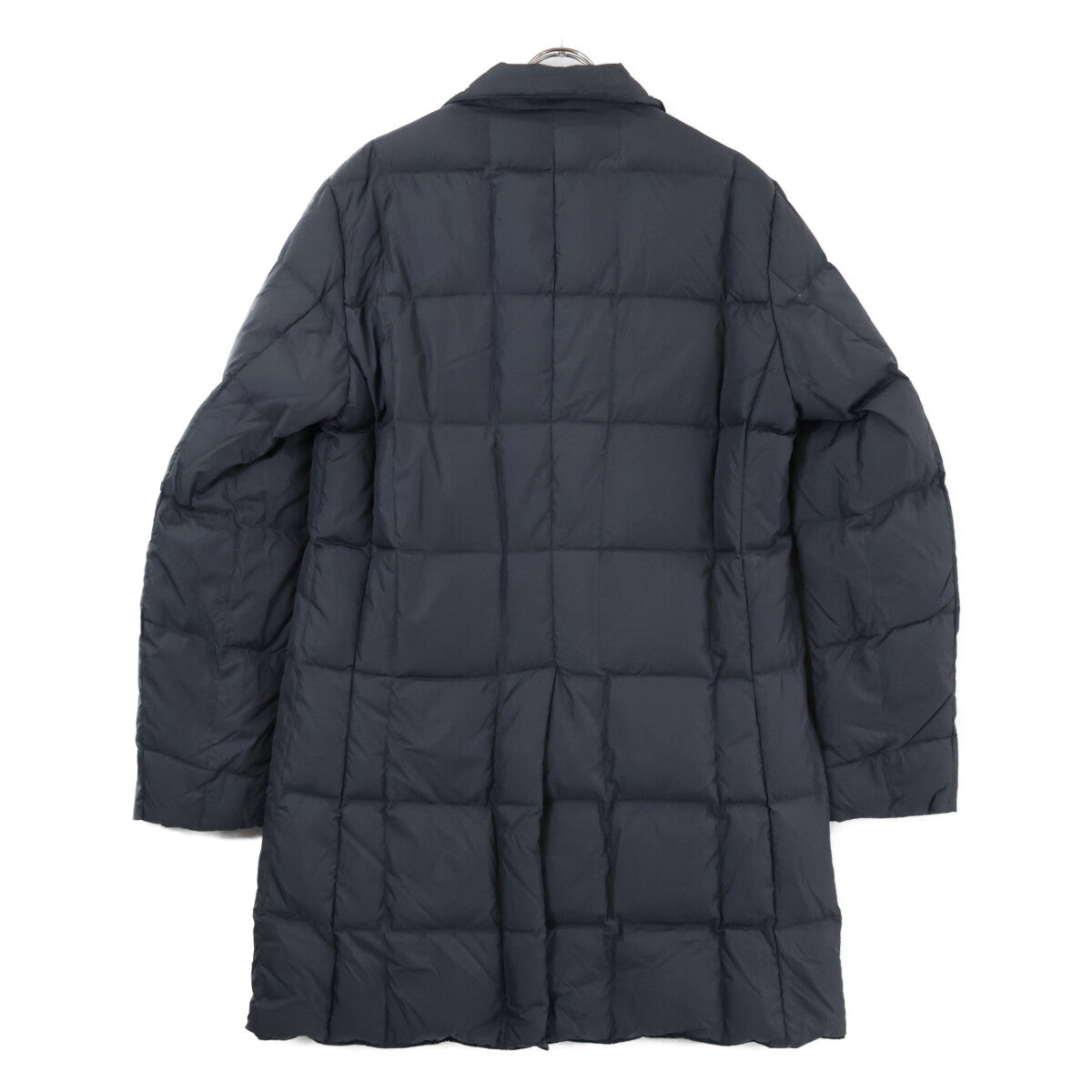 ASPESI OI22 Grey Chesterfield Quilted Down Coat Size L