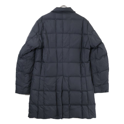 ASPESI OI22 Grey Chesterfield Quilted Down Coat Size L