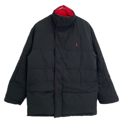 POLO RALPH LAUREN JR-RL-IA3654 Black Red Down Jacket Size M