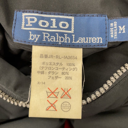 POLO RALPH LAUREN JR-RL-IA3654 Black Red Down Jacket Size M