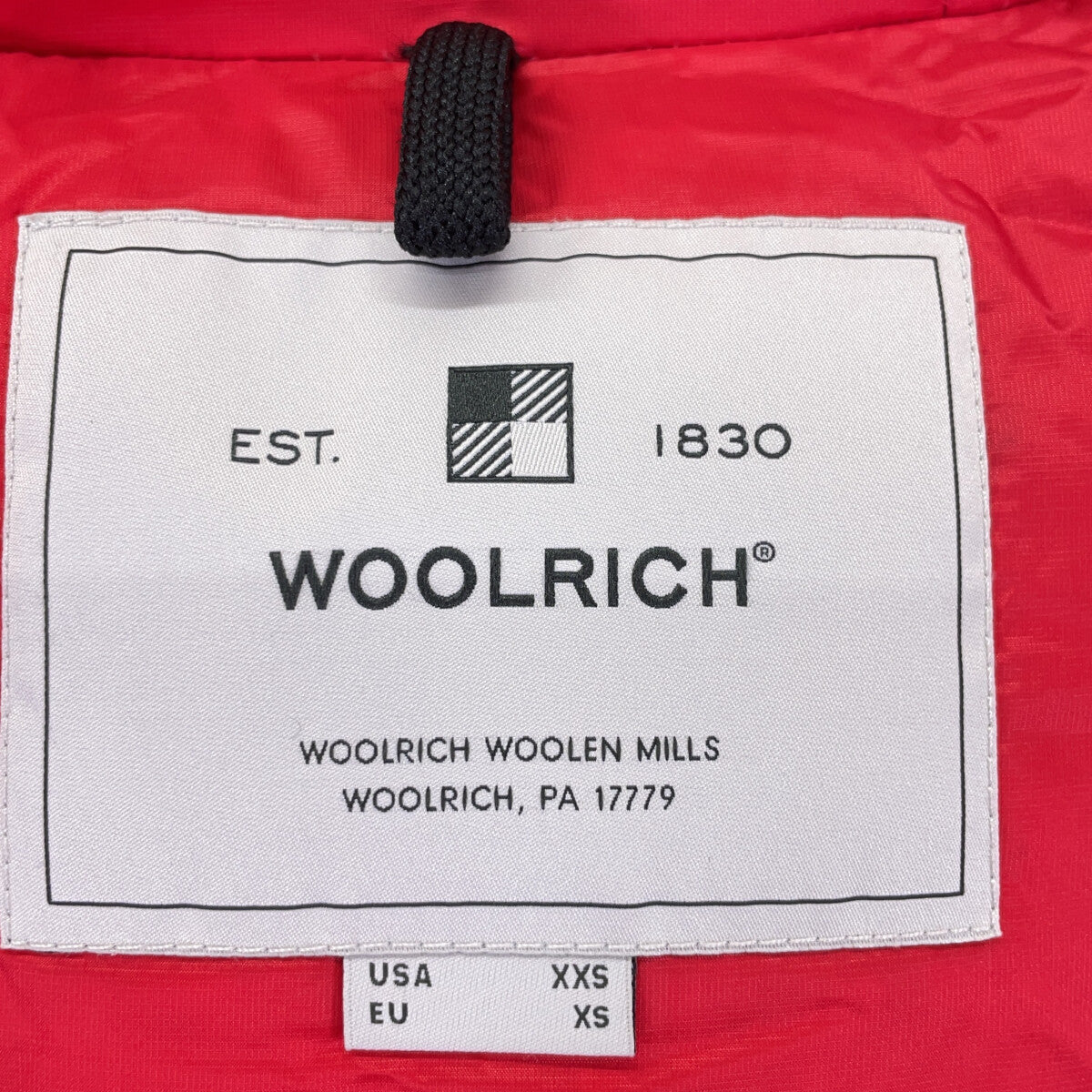 WOOLRICH Red WOCPS2882 Arctic Parka Jacket Size EU XS