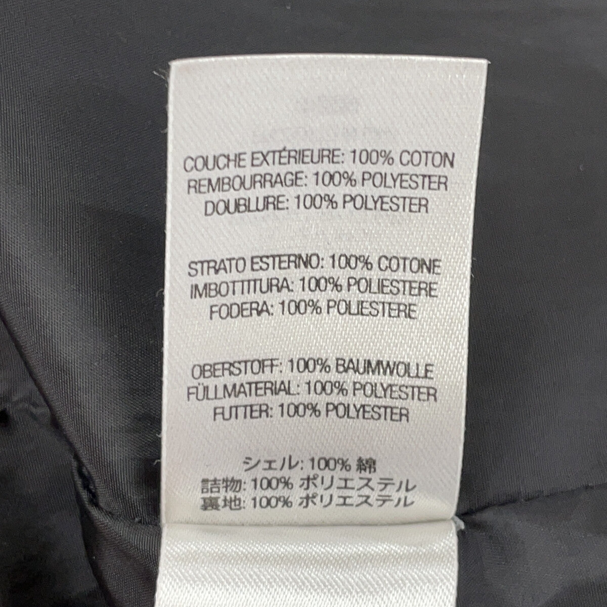 Supreme 22SS Gray Fat Tip Jacquard Puffer Jacket Size M