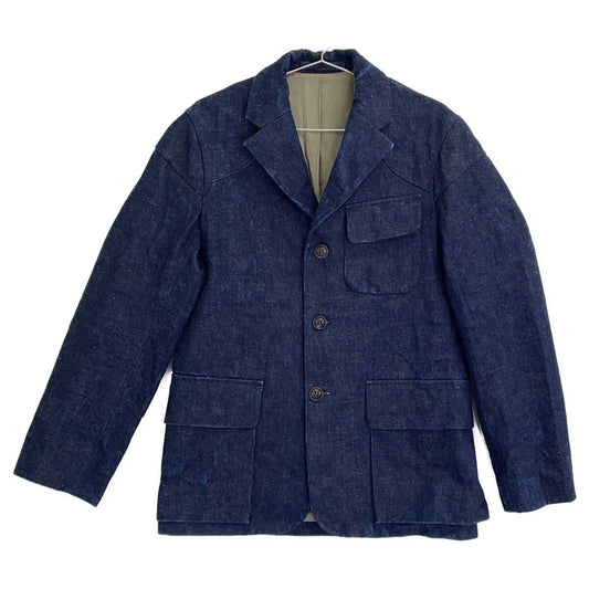 NIGEL CABOURN Indigo JK-1 Mallory Denim Jacket Size 46