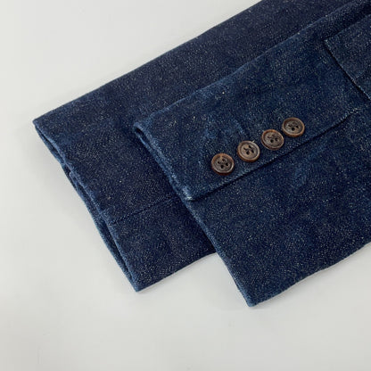 NIGEL CABOURN Indigo JK-1 Mallory Denim Jacket Size 46