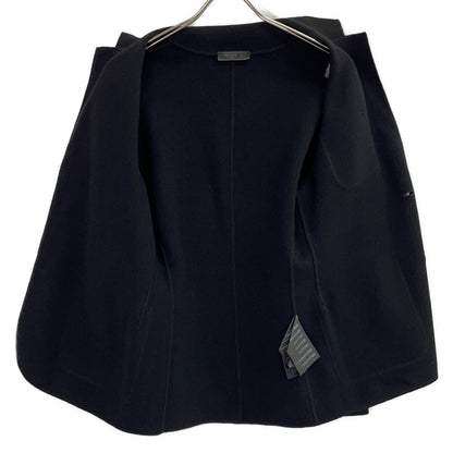 PRADA Black 0000ET Wool Single Jacket Size 44
