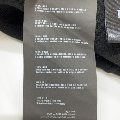 PRADA Black 0000ET Wool Single Jacket Size 44