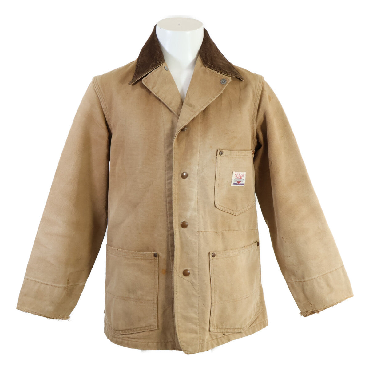 Carhartt 50s-60s Vintage Duck Coverall Jacket Beige