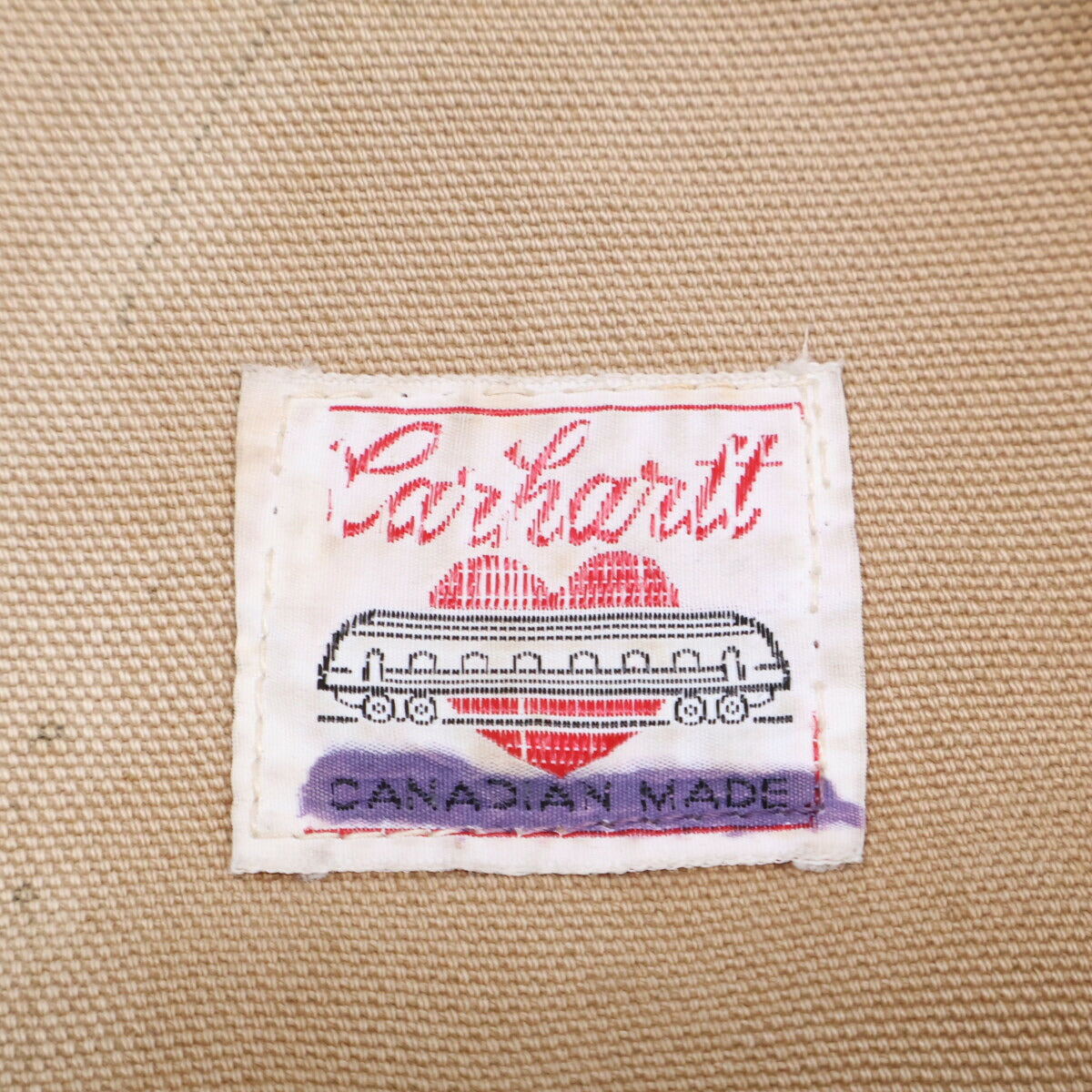 Carhartt 50s-60s Vintage Duck Coverall Jacket Beige