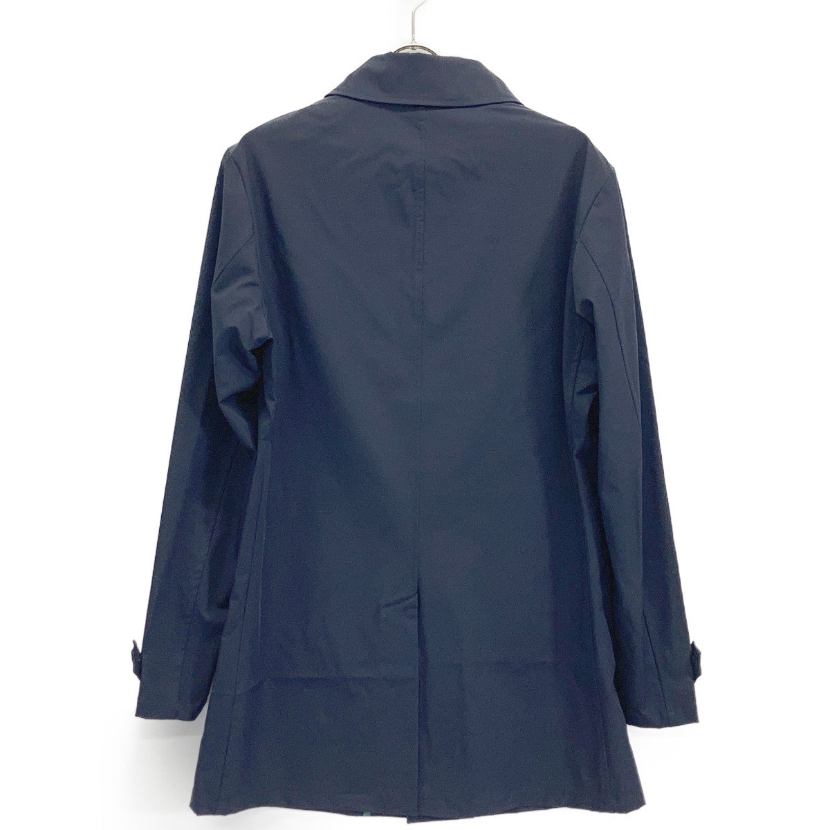 BARBA Navy SPOLVERINO Stretch Nylon Half Coat Size 48