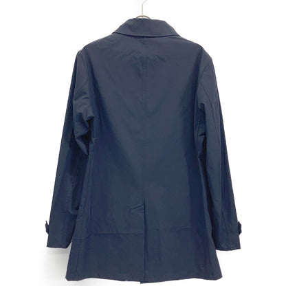 BARBA Navy SPOLVERINO Stretch Nylon Half Coat Size 48