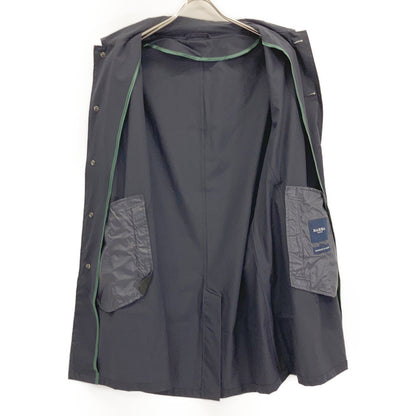 BARBA Navy SPOLVERINO Stretch Nylon Half Coat Size 48