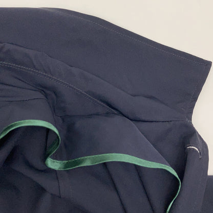 BARBA Navy SPOLVERINO Stretch Nylon Half Coat Size 48