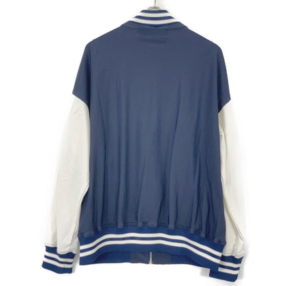 RESOUND CLOTHING Navy BB Logo Varsity Jacket Size 2