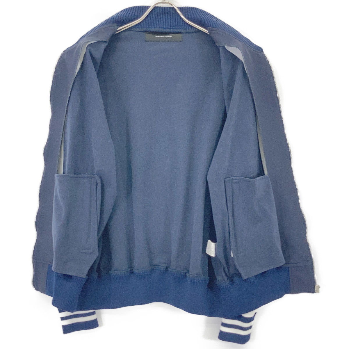 RESOUND CLOTHING Navy BB Logo Varsity Jacket Size 2