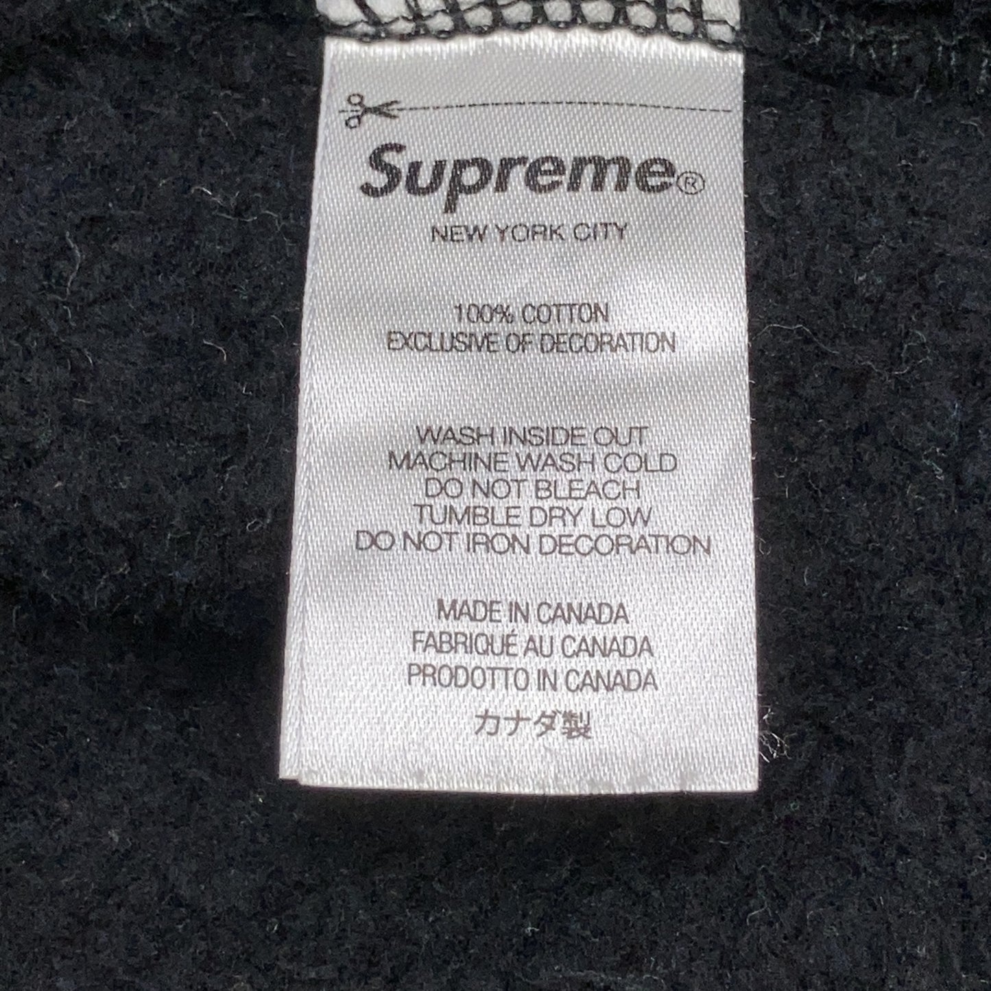 Supreme 21FW Black TAIL Hooded Parka Size L