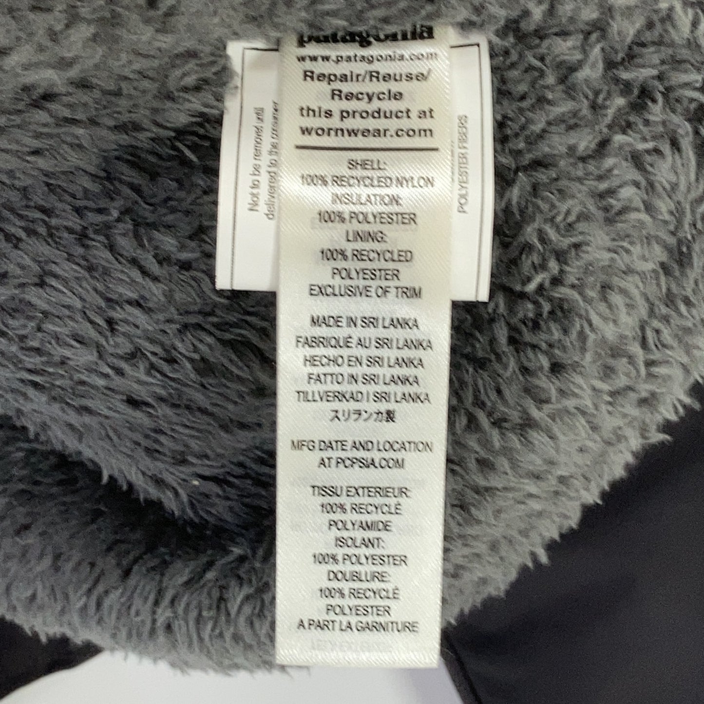 Patagonia Gray Lined Isthmus Coaches Jacket Size L