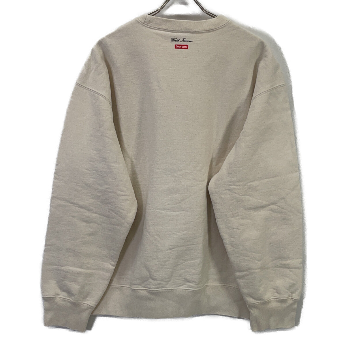 Supreme 20AW Ivory Aerial Crewneck Sweatshirt Size L