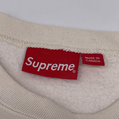 Supreme 20AW Ivory Aerial Crewneck Sweatshirt Size L