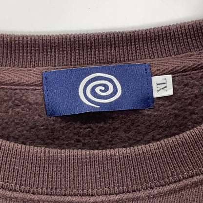 SOONER OR LATER Brown GuruGuru Heart Sweatshirt Size XL