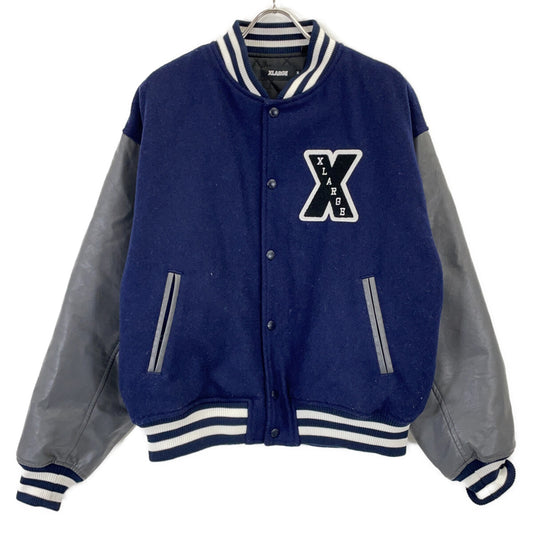 XLARGE Navy Wool Varsity Jacket Size M