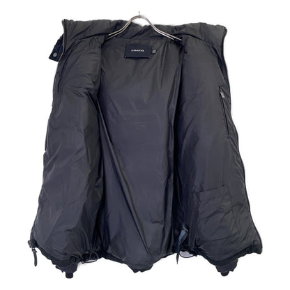 COACH Black Corduroy Down Jacket Size L